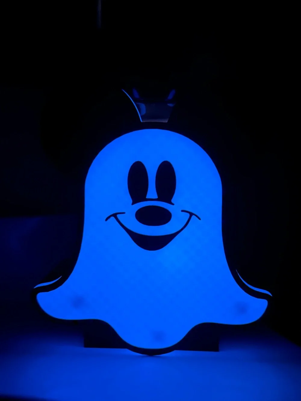 GLOW-IN-THE-DARK Disney Ghost Mickey Soap Holder for Bath & Body Works Bottles